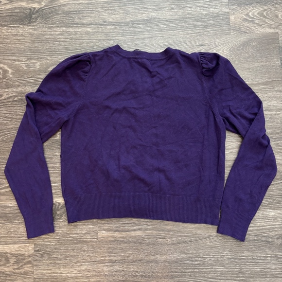 Purple Sequins Cardigan - Picture 2 of 3